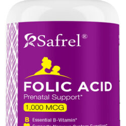 Suplemento Safrel Ácido Fólico 1mg (1000mcg) 240 Comprimidos
