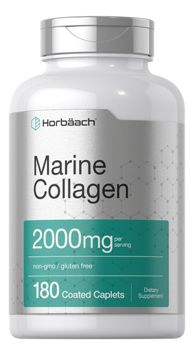 Suplemento De Peptídeos De Colágeno Marinho Horbach 2000 Mg