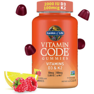Suplemento Garden Of Life De Vitamina D3+k2 Gomas 45 Ct