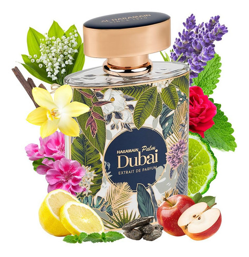 Perfume Al Haramain Amber Oud Palm Dubai 100ml Para Mulheres - Imagem 2