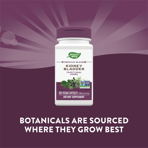 Suplemento Nature's Way Kidney Bladder 930 Mg 100 Vcaps - Imagem 3