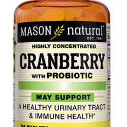 Suplemento Mason Natural Cranberry Com Probiótico, Cálcio E