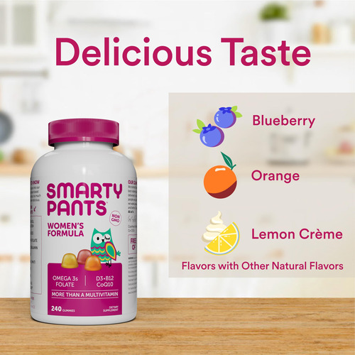 Gomas Multivitamínicas Smartypants Femininas, 240 Unidades - Imagem 5