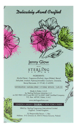 Perfume Jenny Glow Jennys Trove Eau De Parfum 100ml For Wome - Imagem 7