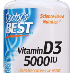 Suplemento Doctor's Best Vitamina D3 5000iu 180 Comprimidos