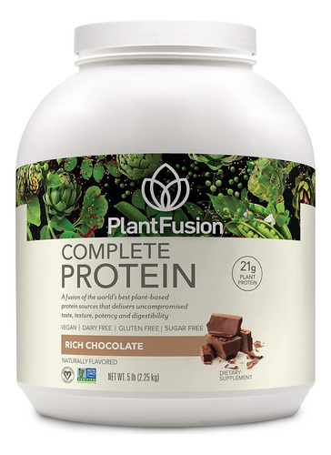 Proteína Em Pó Plantfusion Complete Vegan Rico Chocolate 2.2