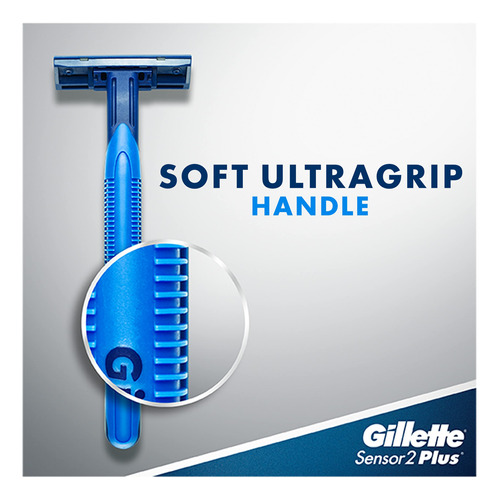 Lâminas De Barbear Descartáveis Gillette Sensor2 Plus Pivoti - Imagem 8