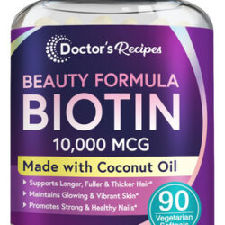 Suplementa Receitas Médicas De Biotina 10.000 Mcg Para O Cre