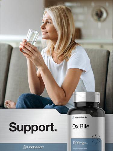 Suplemento Horbäach Ox Bile 1000mg 100 Cápsulas - Imagem 7