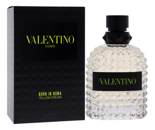 Perfume Valentino Uomo Born In Roma Yellow Dream 100ml Para - Imagem 3