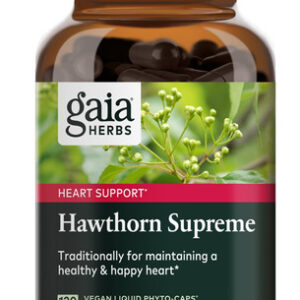 Suplemento Gaia Herbs Hawthorn Supreme Heart Health 120 Cáps
