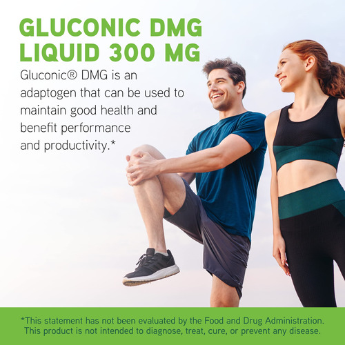 Suplemento Davinci Labs Gluconic Dmg Liquid 300mg 60ml - Imagem 3