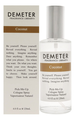 Colônia Demeter Perfume Em Spray De Coco, 120 Ml/4 Onças, Un