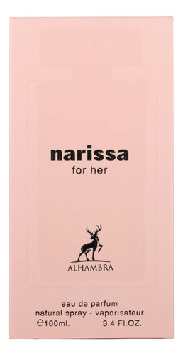 Perfume Maison Alhambra Narissa Para Ela Edp 100ml French Sc - Imagem 3
