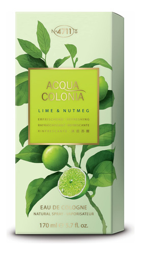 Perfume 4711 Acqua Colonia Lime & Nutmeg Eau De Cologne 170m - Imagem 6