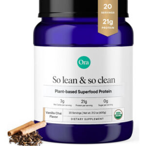 Proteína Em Pó Ou Vegana Orgânica 21g De Baunilha Chai (20 P