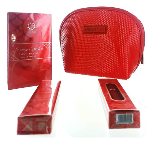 Conjunto De Perfume Unissex Orientica Al Haramain Amber Roug - Imagem 2