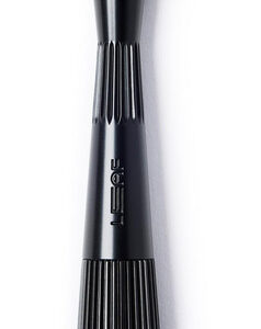 Galho De Barbear Razor Leaf Preto, Todo Em Metal, Ecológico