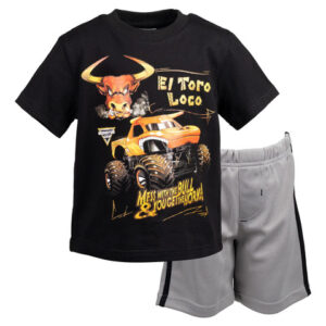 Conjunto De Roupas Monster Jam El Toro Loco Big Boys 10-12 A
