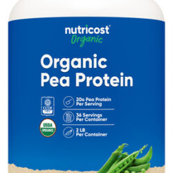 Proteína De Ervilha Em Pó Nutricost Organic 907g Sem Sabor