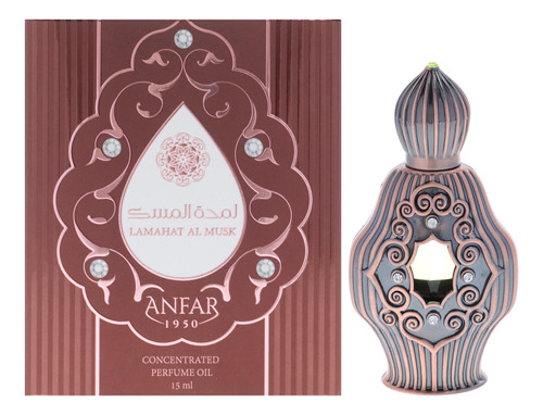 Perfume Anfar Lamahat Al Musk Para Mulheres 15ml De Óleo Con