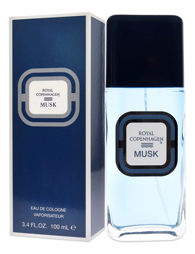 Perfume Royal Copenhagen Musk Eau De Cologne 100ml Para Home - Imagem 4