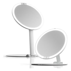 Espelho De Maquiagem Fancii Abigail Com Luz Led De 3 Cores