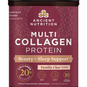 Colágeno Em Pó Ancient Nutrition Beauty + Sleep 475ml