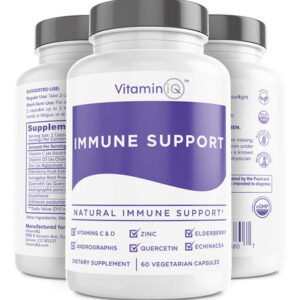 Suplemento Vitaminiq Immune Support Com Vitamina C, Zinco 60
