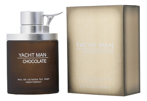 Perfume Yacht Man Chocolate Edt Spray Para Homens 100ml