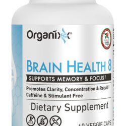 Suplemento Organixx Ageless Brain 60 Cápsulas Vegetarianas