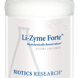 Suplemento Biotics Research Li Zyme Forte Com Lítio 100 Comp