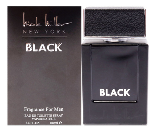 Nicole Miller Black By Nicole Miller Men 34 Oz Edt
