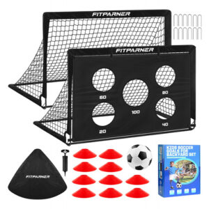 Soccer Goals Fitparner 4x3 Pés Para Crianças De 3 A 14 Anos,