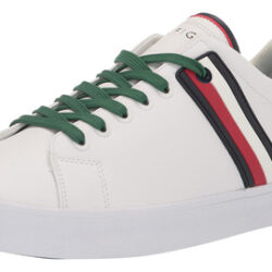 Tênis Tommy Hilfiger Ramus Para Homens Branco/verde Multi 31