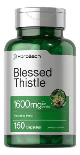 Suplemento Horbaach Blessed Thistle Capsules 1600 Mg 150 Uni