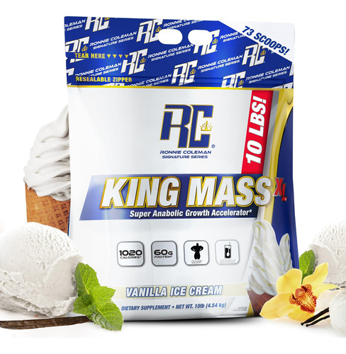 Proteína Em Pó Mass Gainer Ronnie Coleman King Mass Xl