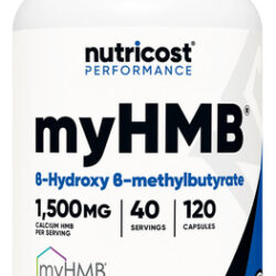 Suplemento Nutricost Myhmb Capsules 1500 Mg De Cálcio Hmb 12