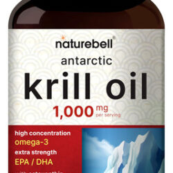 Suplemento Naturebell Antarctic Krill Oil 1000mg 240 Softgel