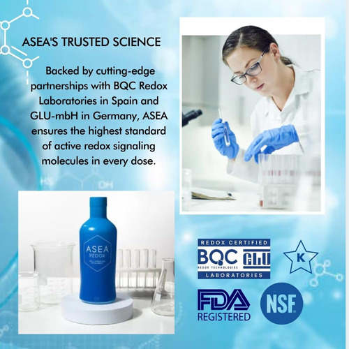 Suplemento De Sinalização Celular Asea Redox: 2 Frascos De 9 - Imagem 3