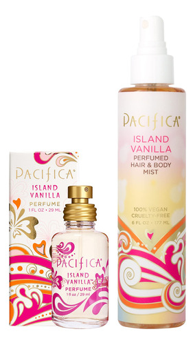 Conjunto De Perfumes Pacifica Beauty Island Vanilla Spray Pe