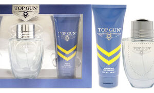 Grooming Set Top Gun Chevron Para Homens: 100 Ml Edt + 100 M