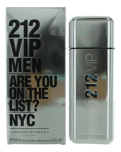 Perfume Carolina Herrera 212 Vip Eau De Toilette 100ml For M