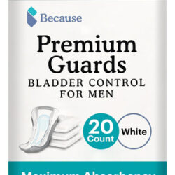 Protetores De Incontinência Because Premium Para Homens De 1