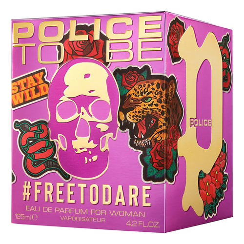 Perfume Police To Be #freetodare Woman Edt 125ml Para Mulher - Imagem 3
