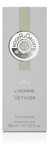 Perfume Roger & Gallet L'homme Vetyver Eau De Toilette 100ml - Imagem 2