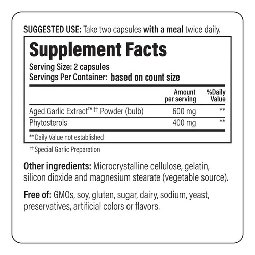 Suplemento Kyolic Aged Alho Extract Formula 107 240 Cápsulas - Imagem 4
