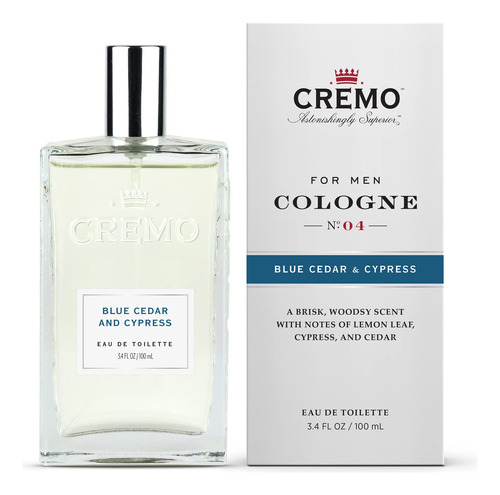 Spray De Colônia Cremo Blue Cedar & Cypress 100ml Para Homen - Imagem 5