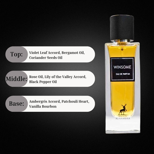 Perfume Maison Alhambra Winsome Edp 90 Ml (100 Ml) Para Unissex - Imagem 4