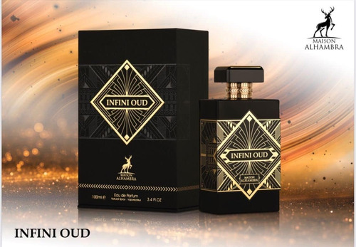 Perfume Maison Alhambra Infini Oud Eau De Parfum 100ml Unise - Imagem 2